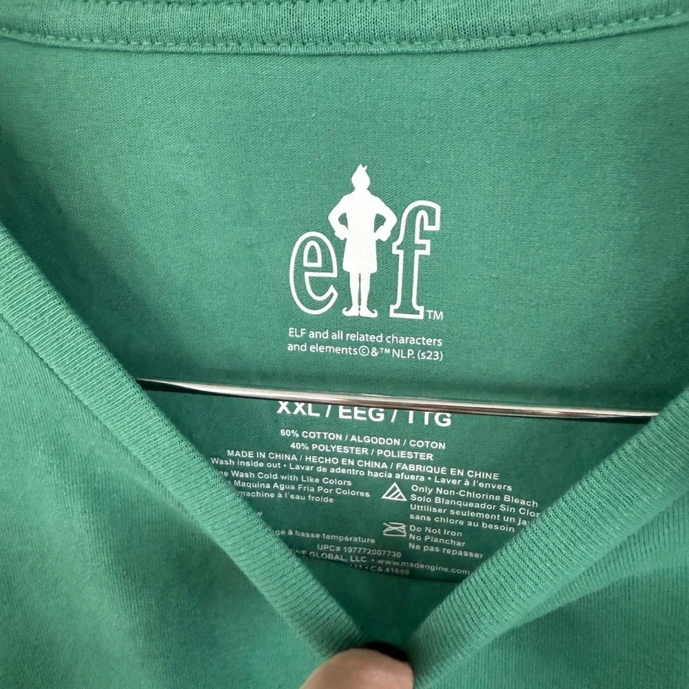 Green Elf Graphic T-Shirt - Picture 3 of 5